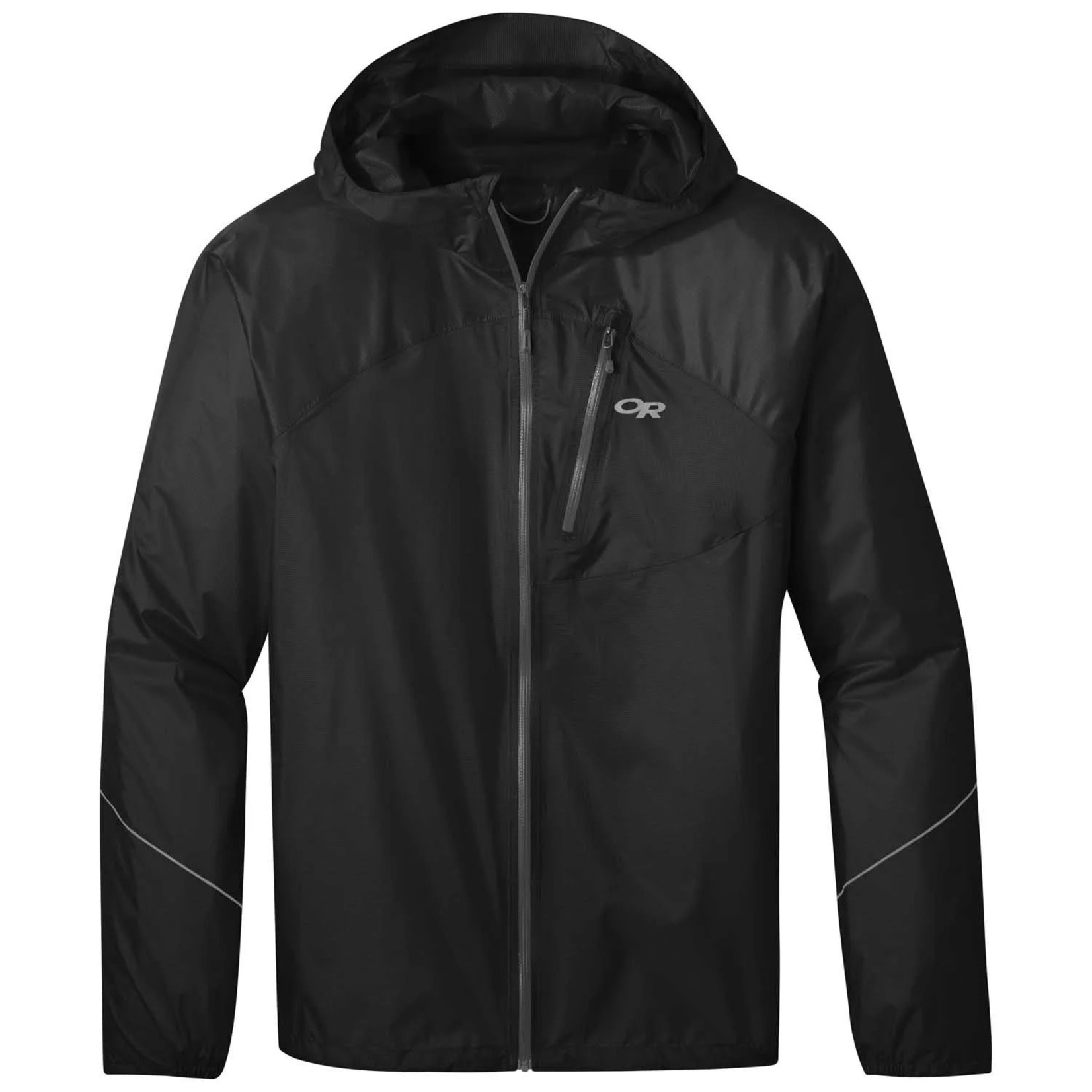 Outdoor Research Helium Rain Jacket in Black