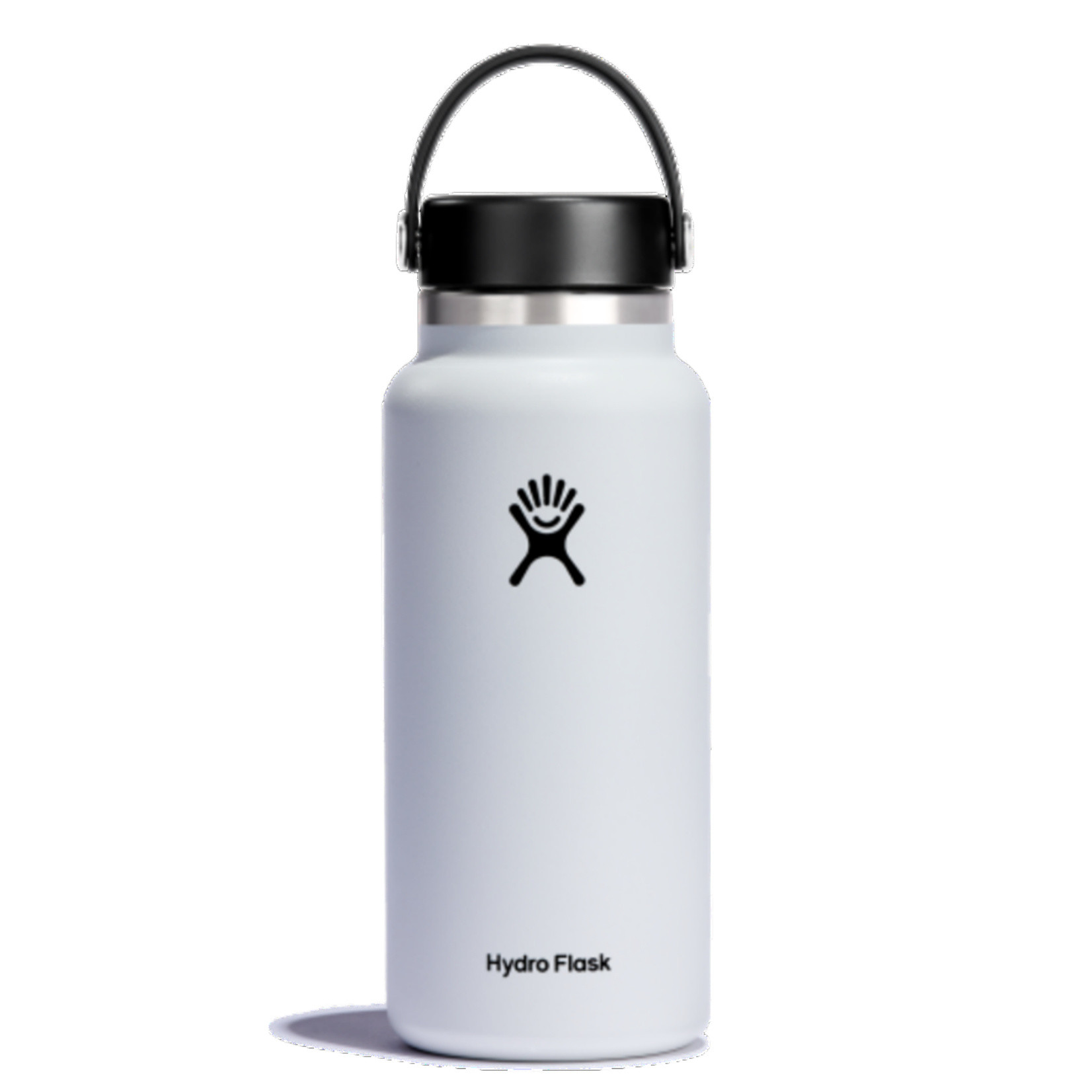 Hydro Flask Bottle, Wide Mouth, White, 32 Ounce