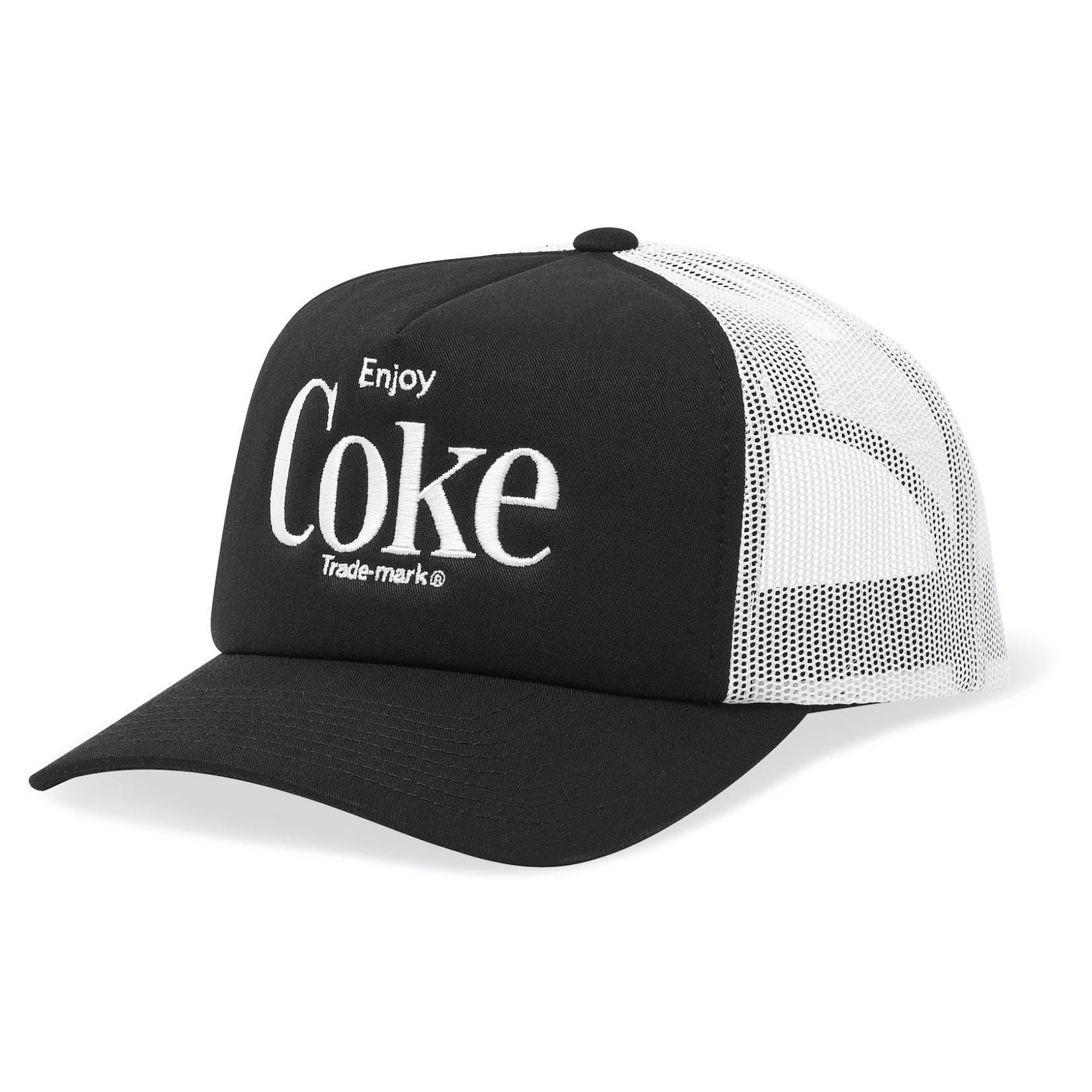 Enjoy Coca Cola Trucker Hat in Black