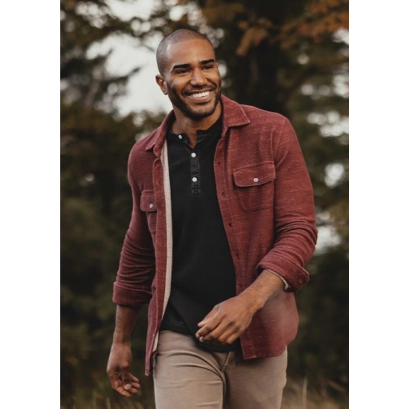 The Normal Brand TEXTURED KNIT SHIRT