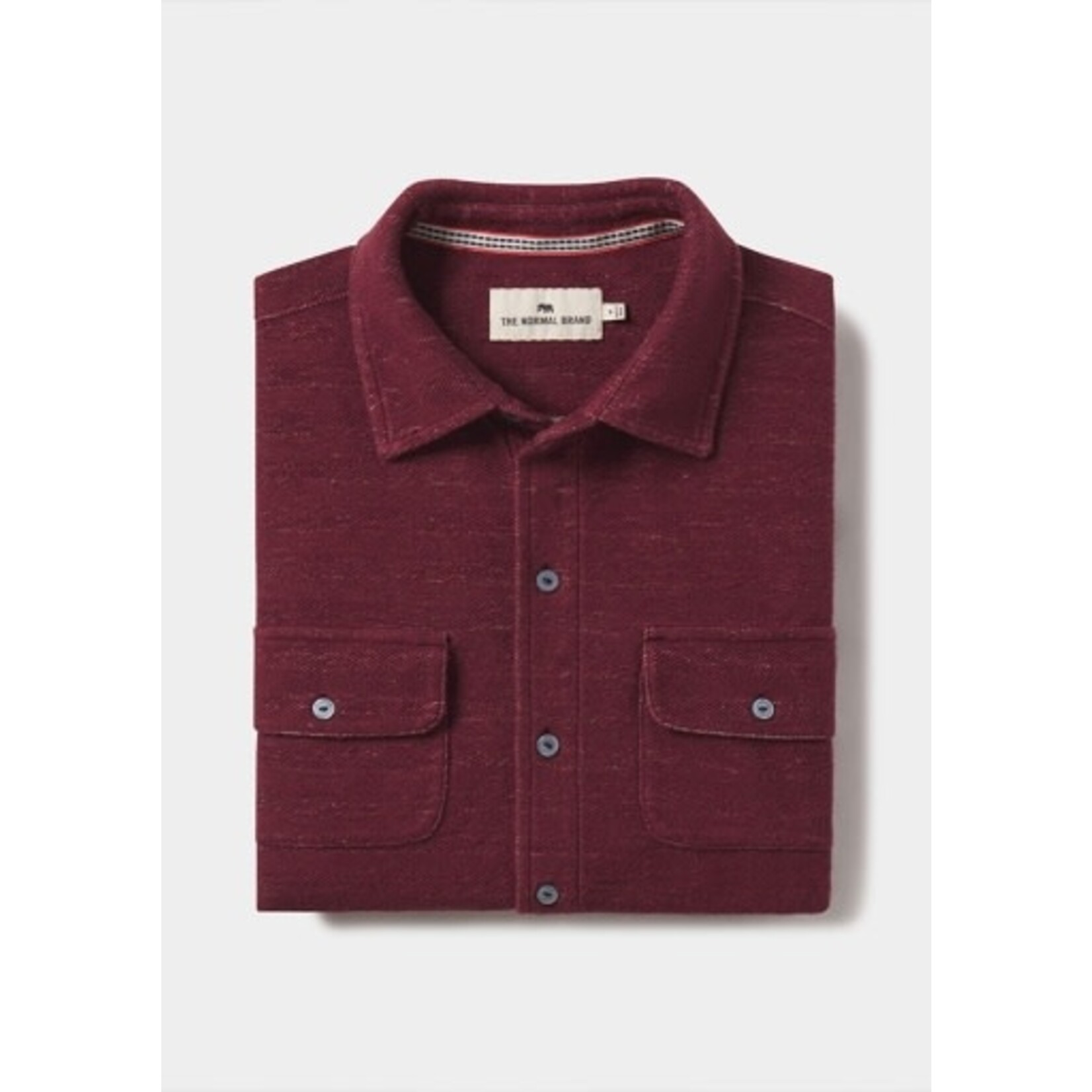 The Normal Brand TEXTURED KNIT SHIRT