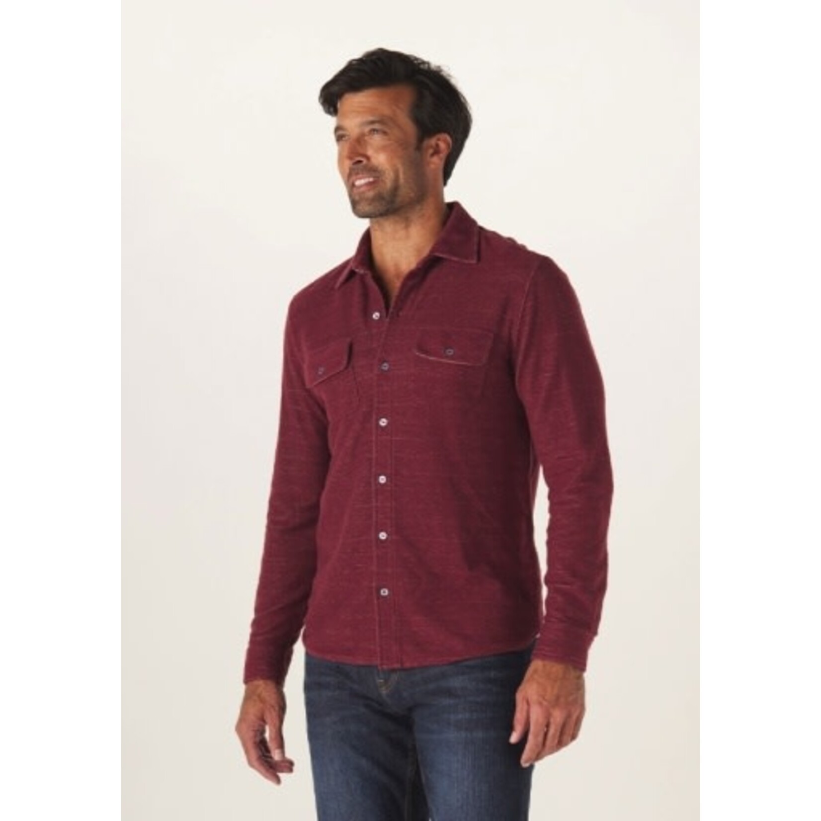 The Normal Brand TEXTURED KNIT SHIRT