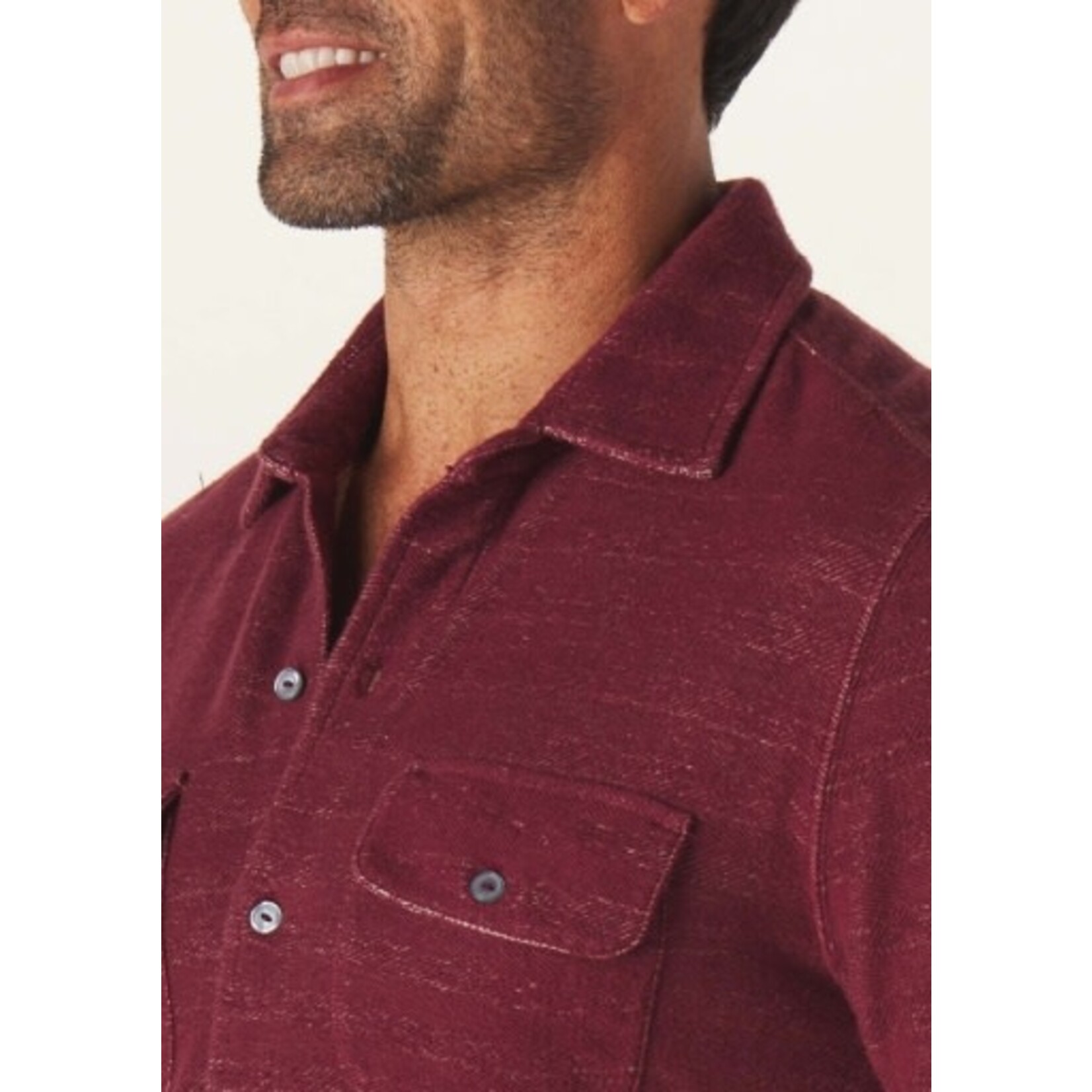 The Normal Brand TEXTURED KNIT SHIRT