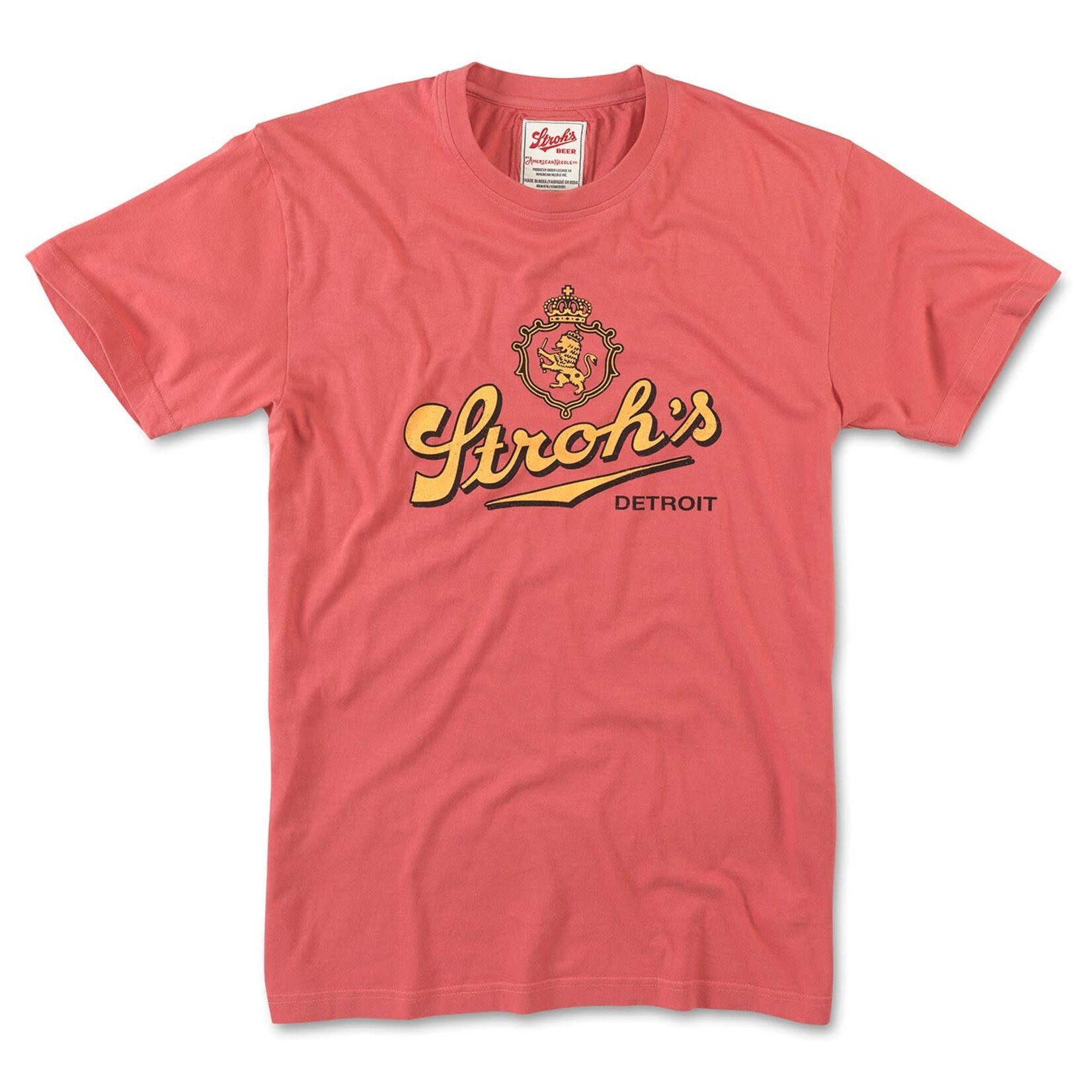 American Needle Stroh's Mineral Red T-shirt