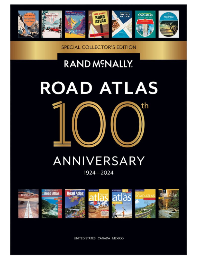Rand McNally 2024 Road Atlas 100th Anniversary Collector's Edition