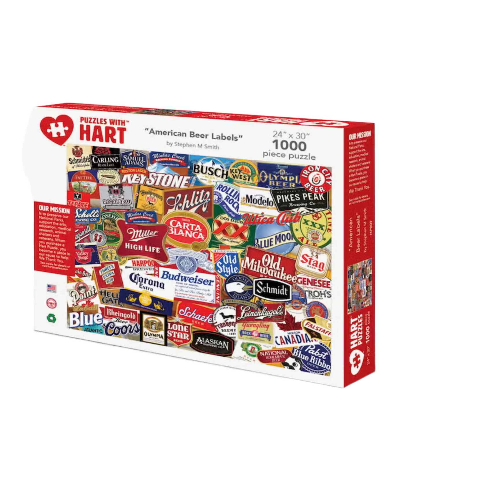 Hart Puzzles American Beer Labels Puzzle by Steve Smith