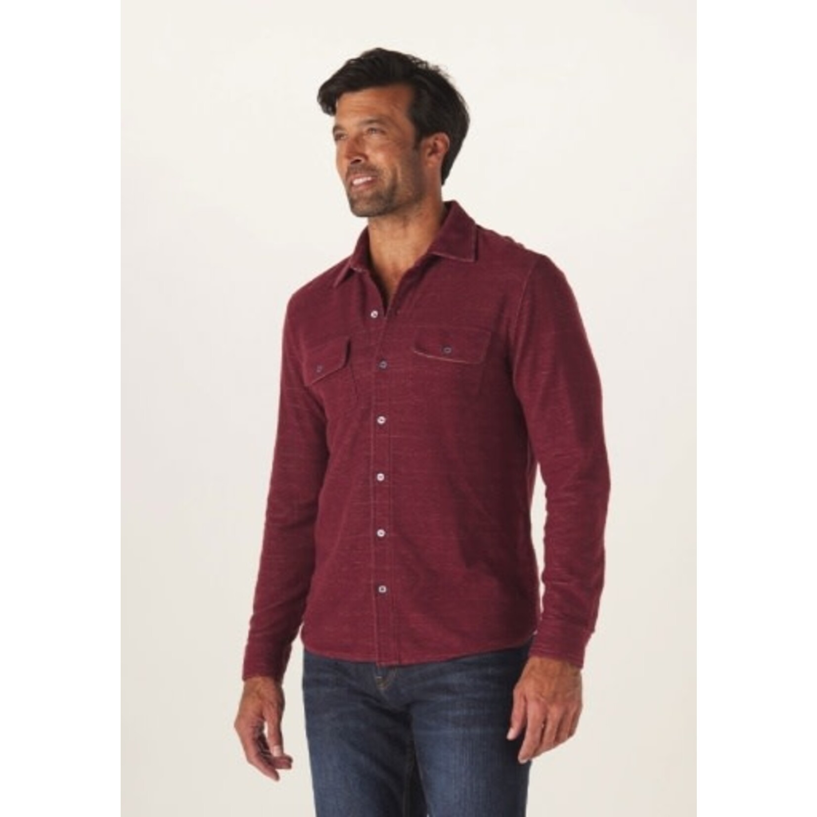 The Normal Brand TEXTURED KNIT SHIRT