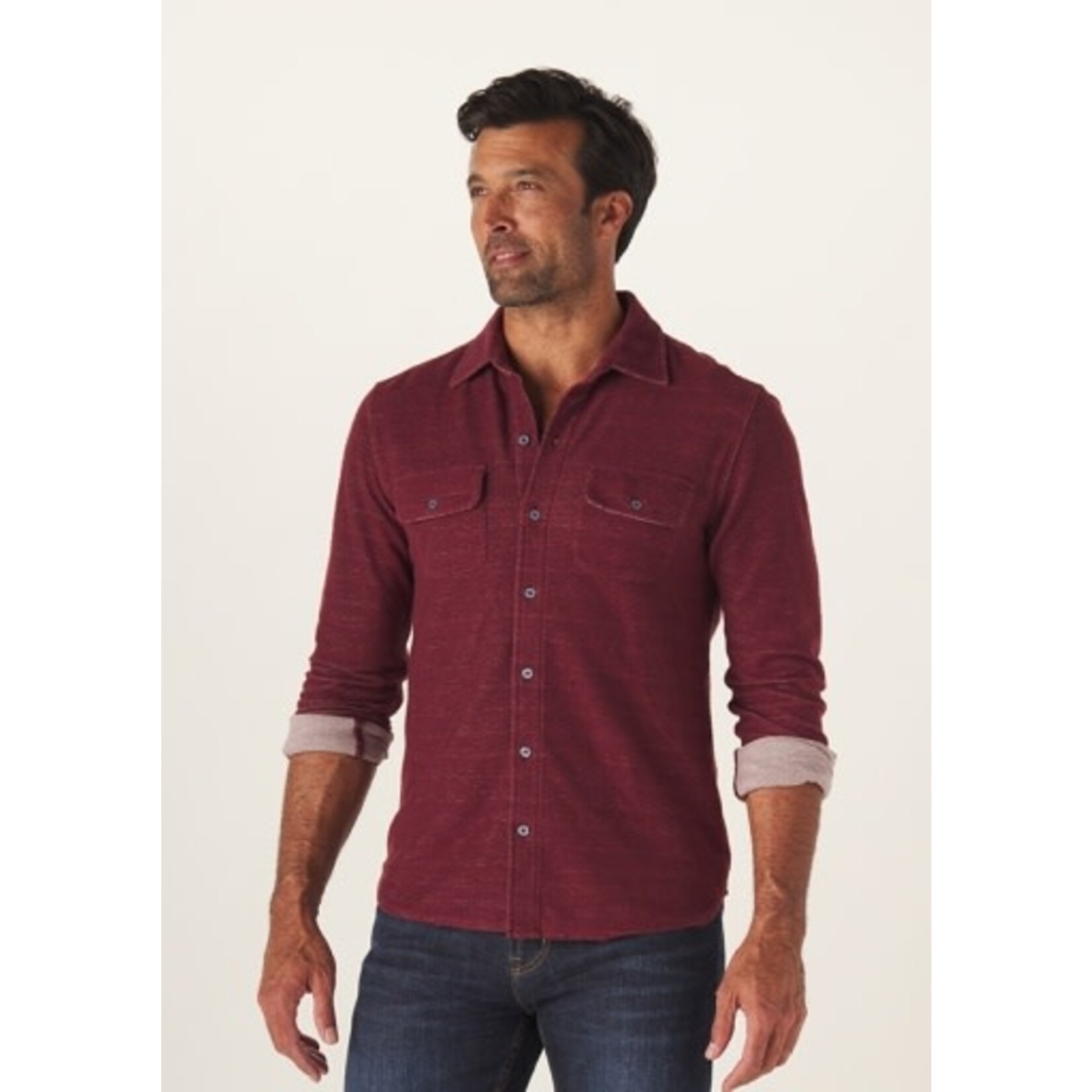 The Normal Brand TEXTURED KNIT SHIRT