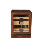 Case Elegance Luca Humidor Cabinet - Brown Walnut