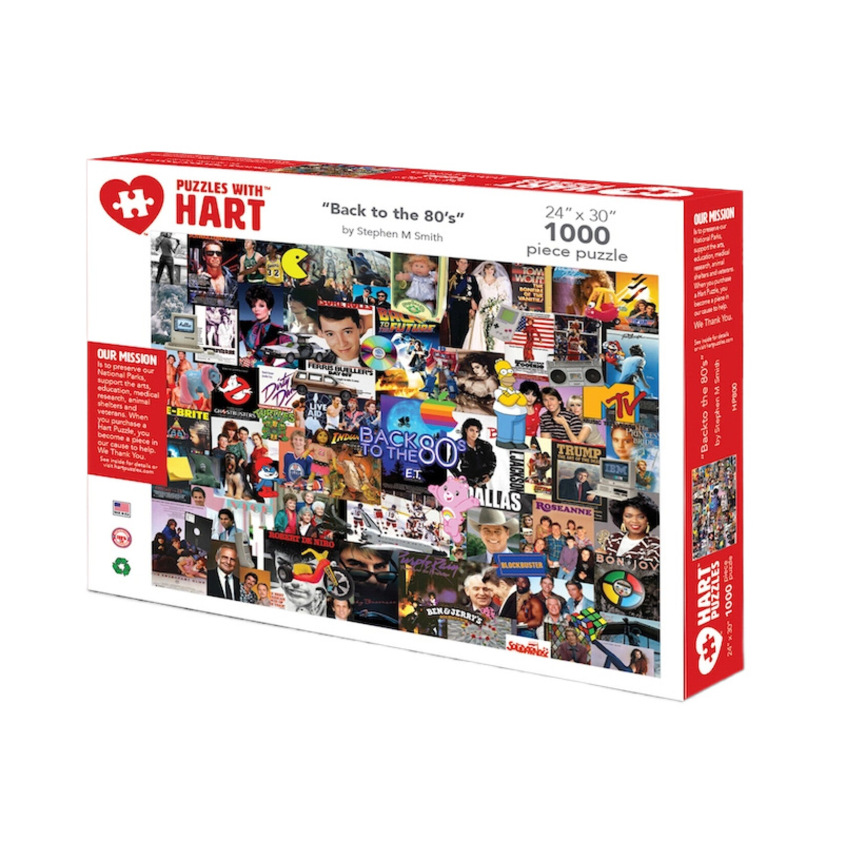 Hart Puzzles Back to the Eighties Jigsaw Puzzle
