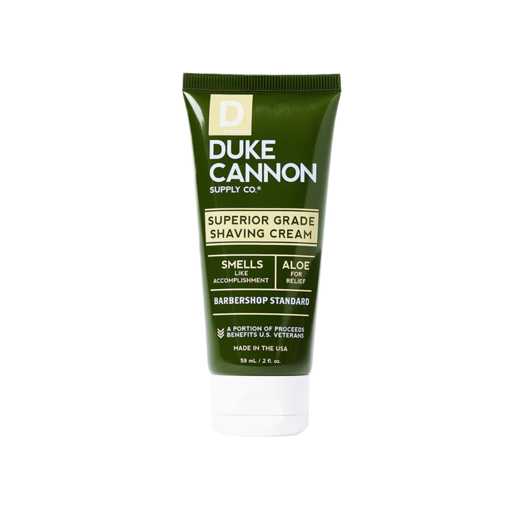 Duke Cannon Superior Grade Shaving Cream, Travel Size