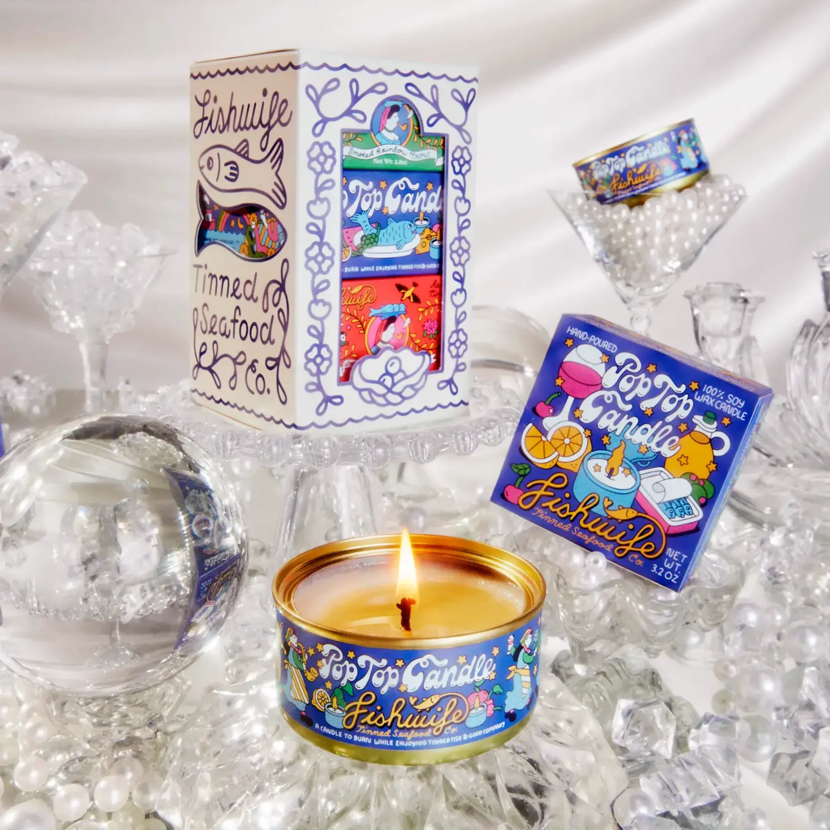 Tinned Candle Trio