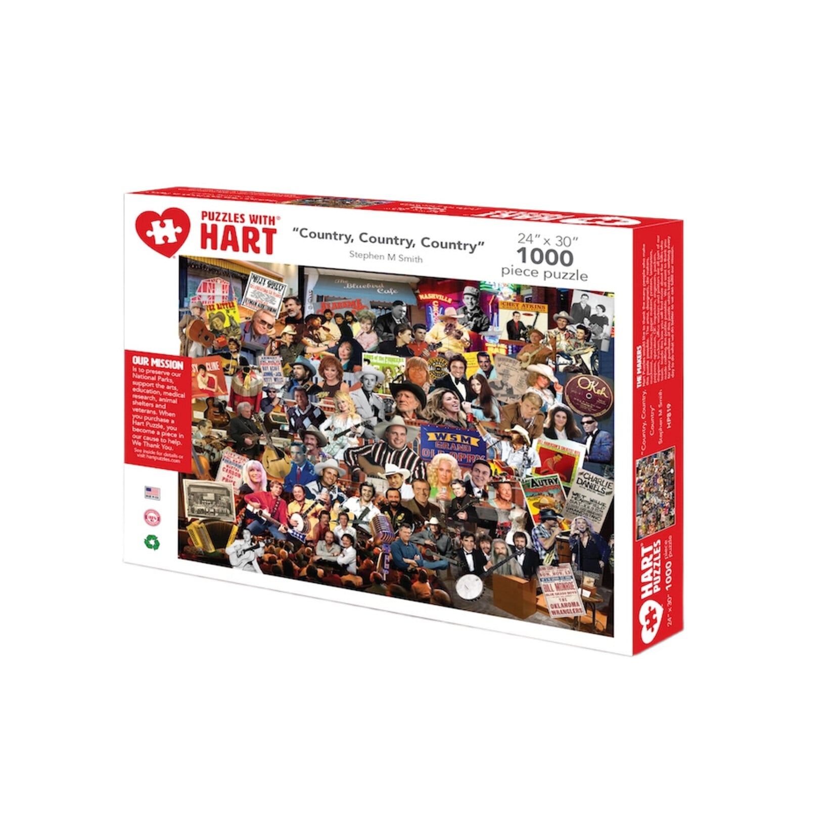 Hart Puzzles Country, Country Country Jigsaw Puzzle
