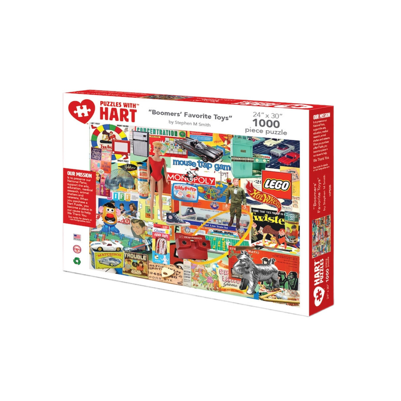 Hart Puzzles Boomers' Favorite Toys Jigsaw Puzzle