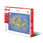 Hart Puzzles Hart USA Map Jigsaw Puzzle, 500 pieces