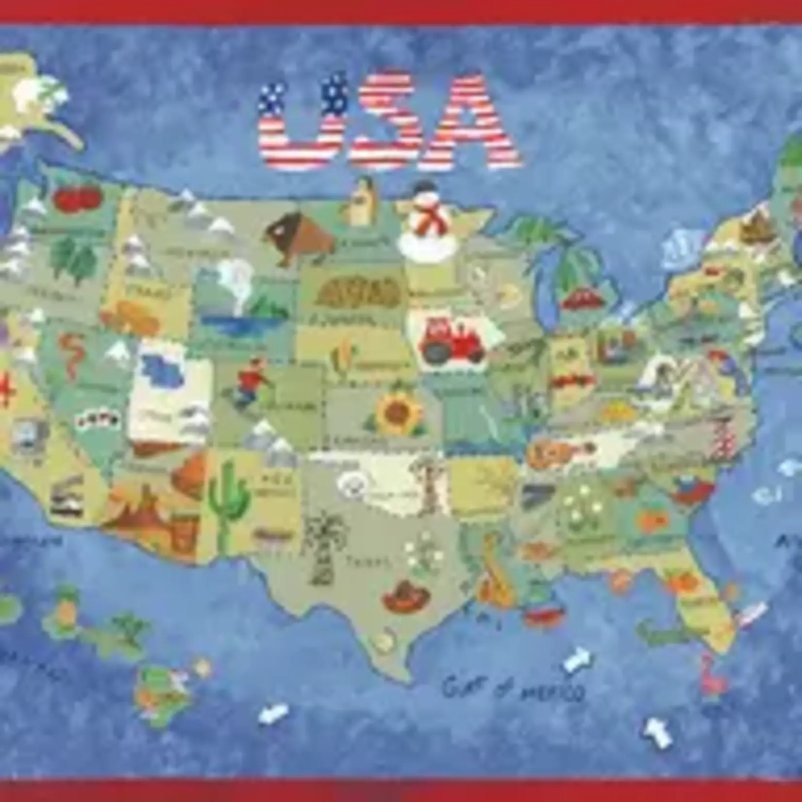 Hart Puzzles Hart USA Map Jigsaw Puzzle, 500 pieces