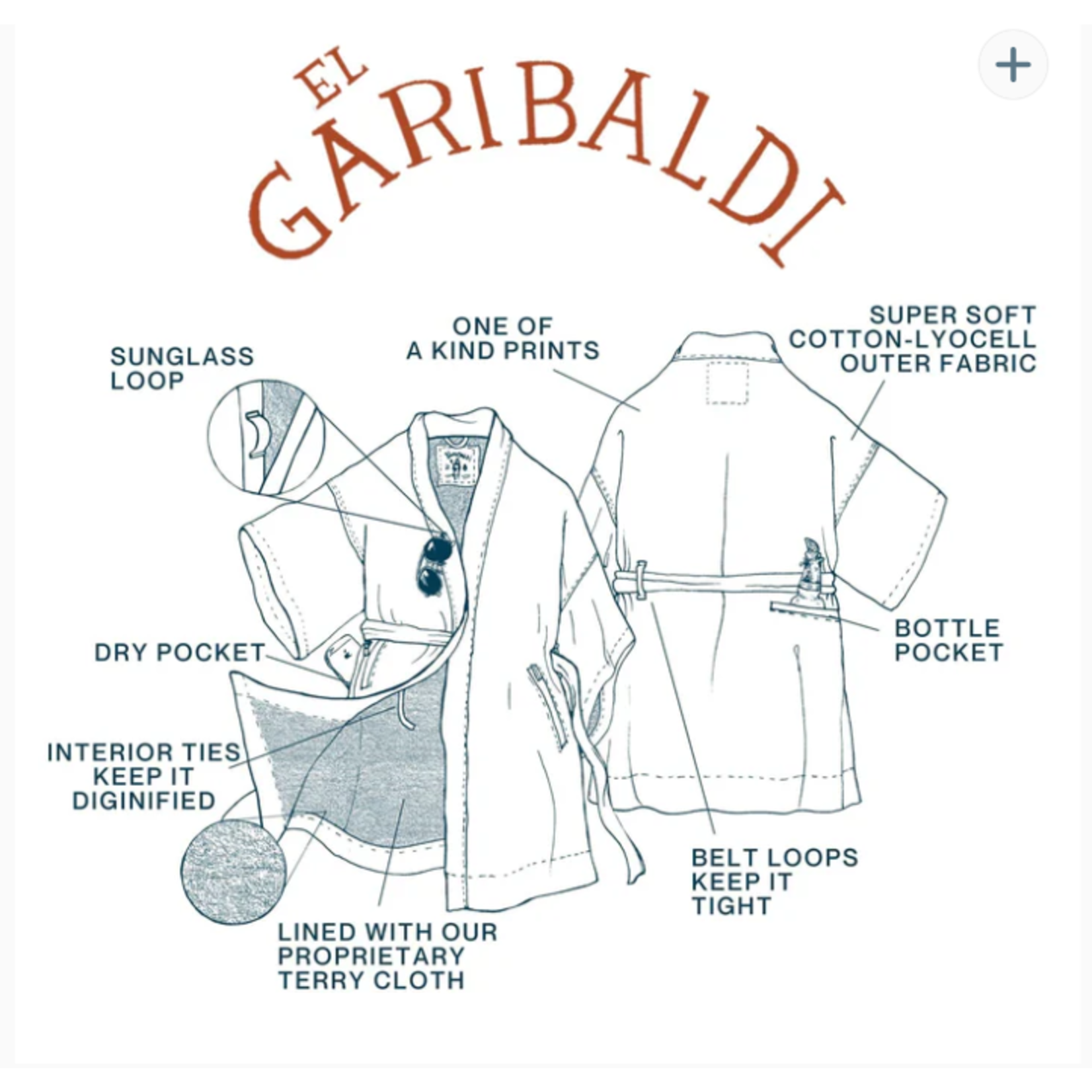 Garibaldi Robe