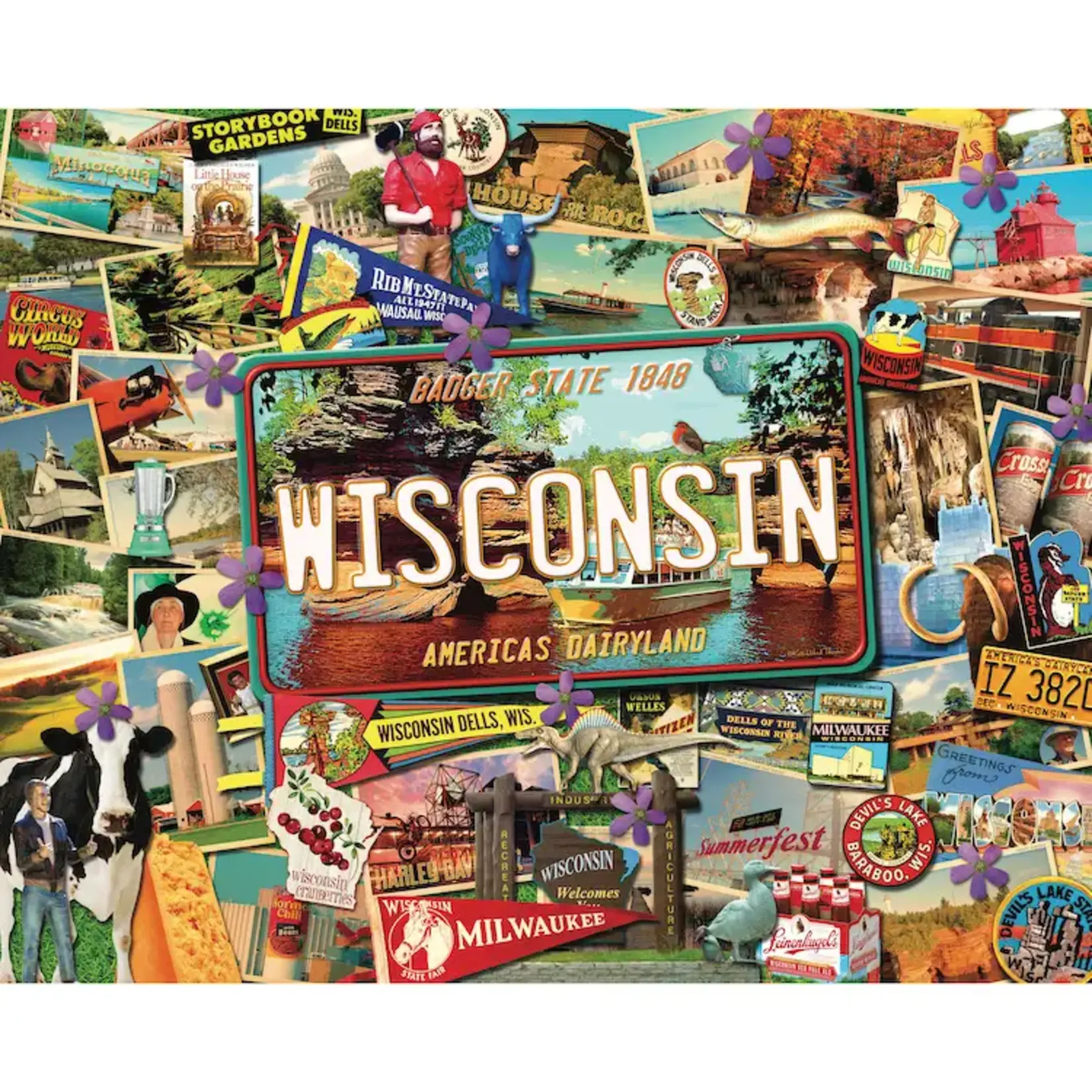 Hart Puzzles Wisconsin Jigsaw Puzzle