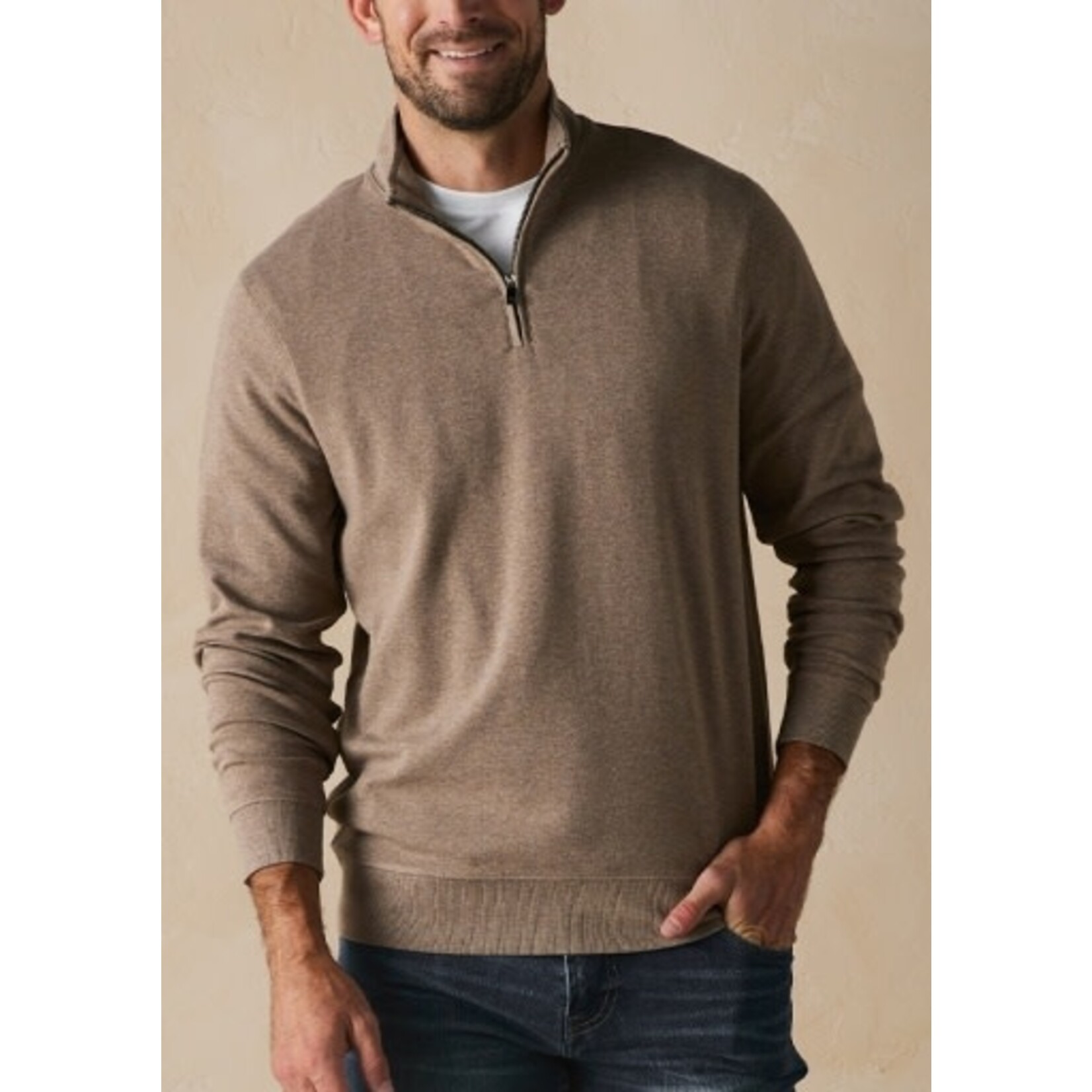 The Normal Brand PUREMESO WEEKEND QUARTER ZIP
