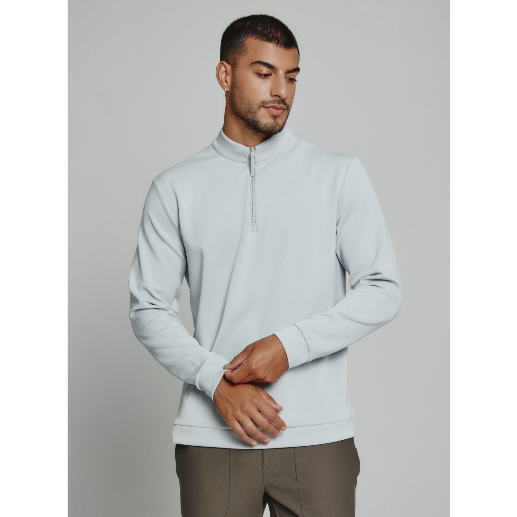 7 Diamonds Rev 1/4 Zip Modal Pullover