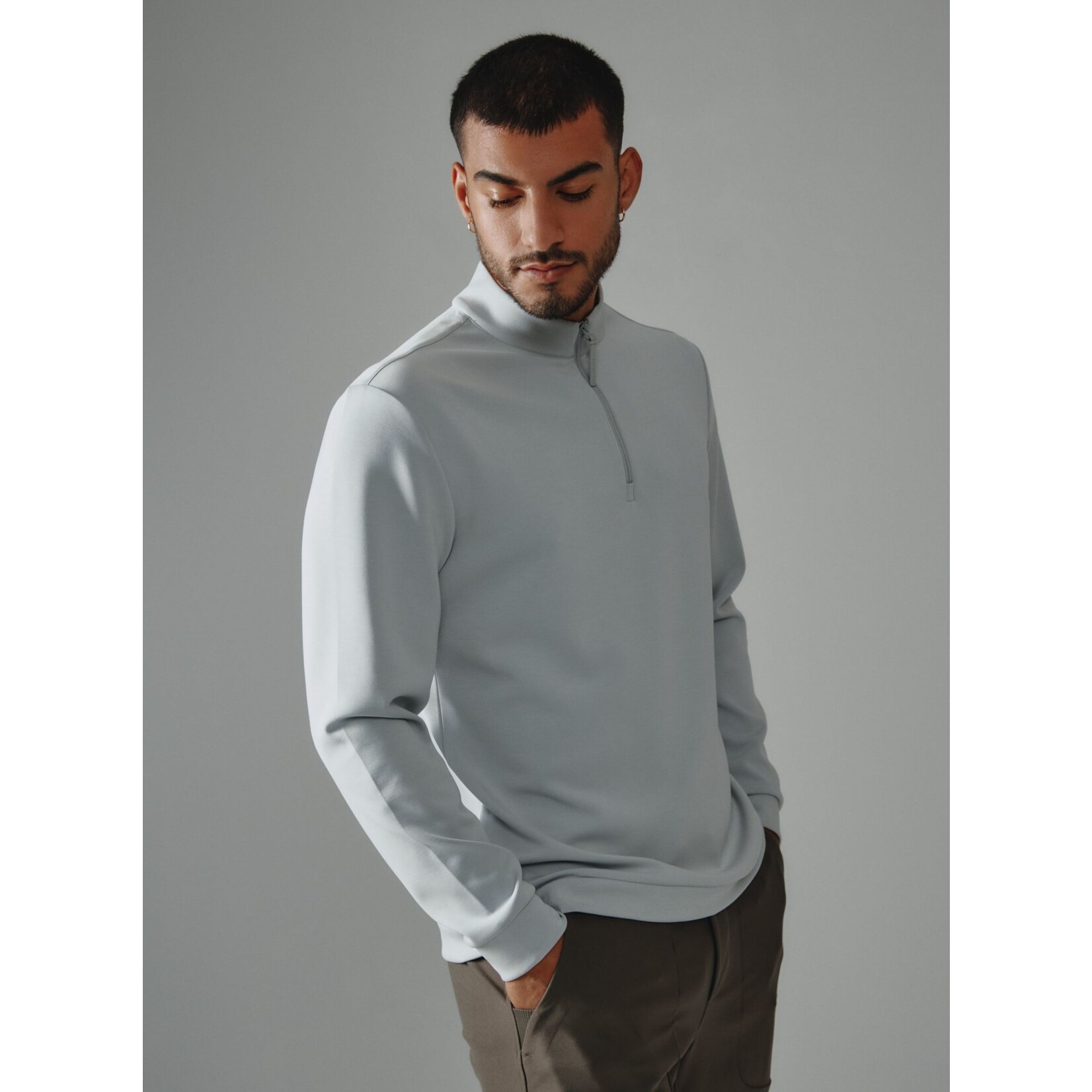 7 Diamonds Rev 1/4 Zip Modal Pullover