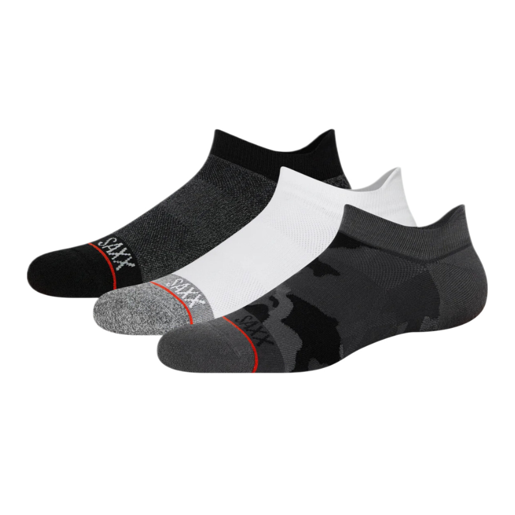 Saxx Low  Show Socks, 3 Pack