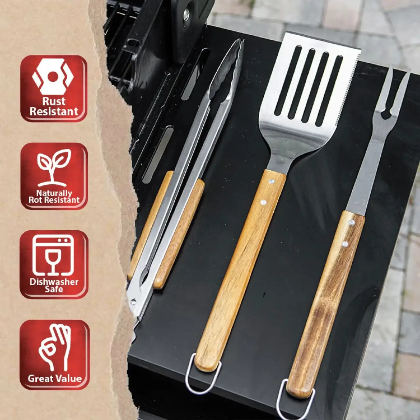 3 Piece BBQ Set