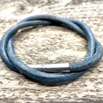 Flint Bracelet, Silver Closure