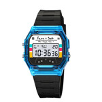 Farr + Swit Watches Retro Digital Mixed Tape Watch