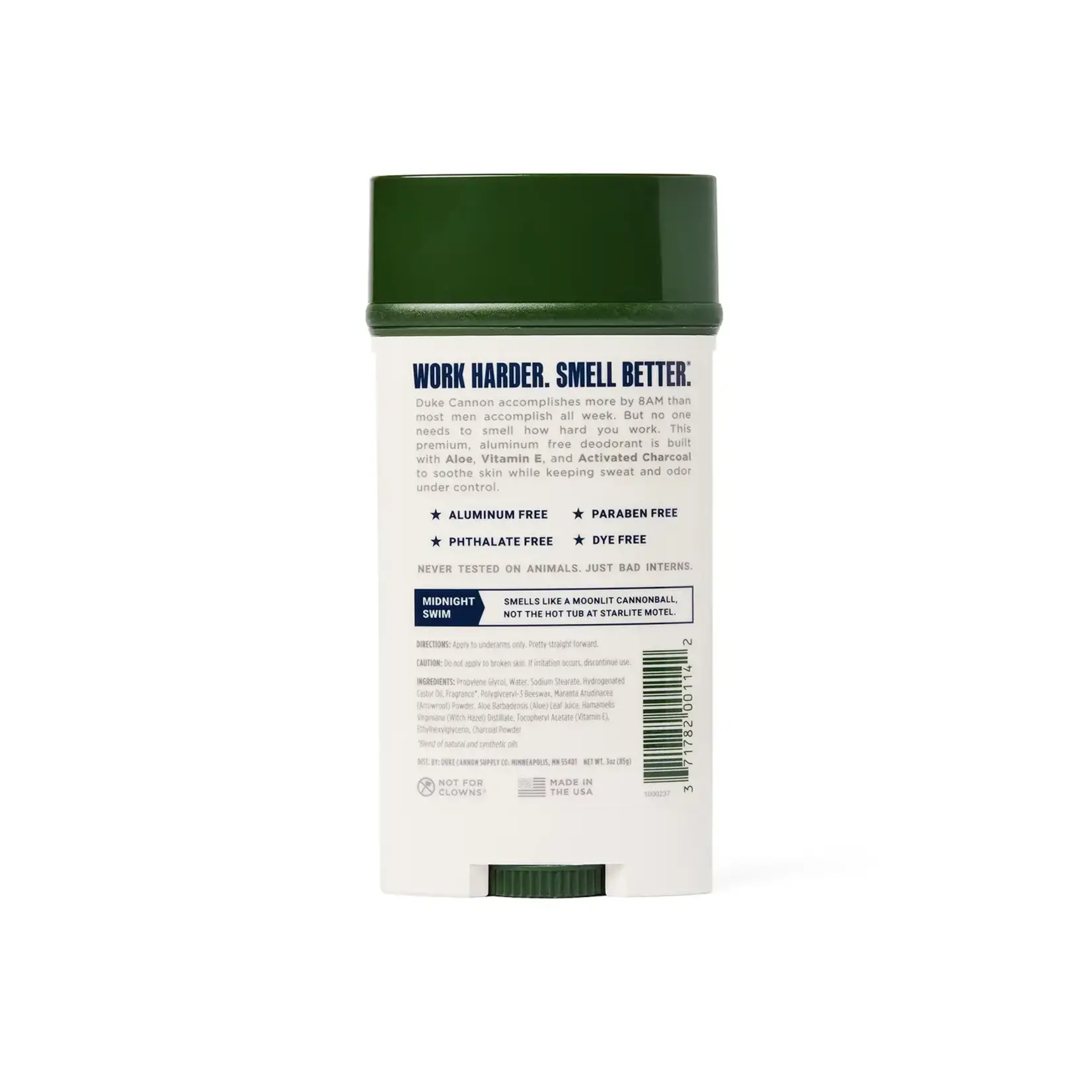 Duke Cannon Aluminum Free Deodorant, 4.52 oz
