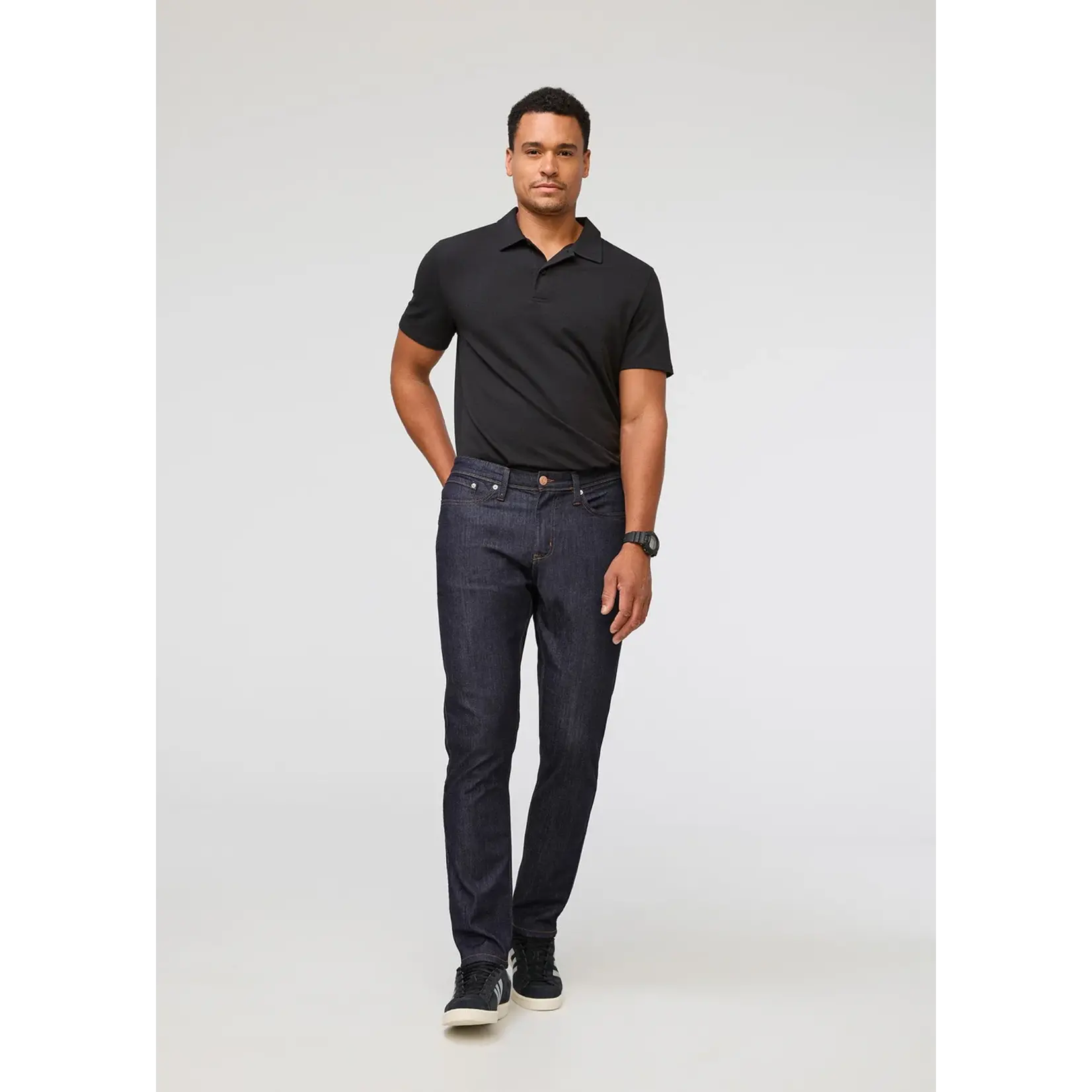 DU/ER Performance Denim Relaxed Taper Jeans Heritage Rinse 33 x 34
