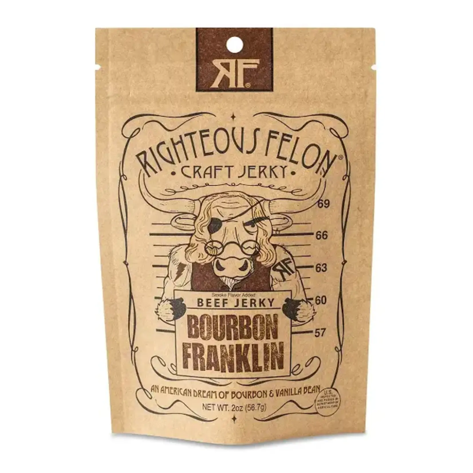 Righteous Felon Craft Jerky Beef Jerky