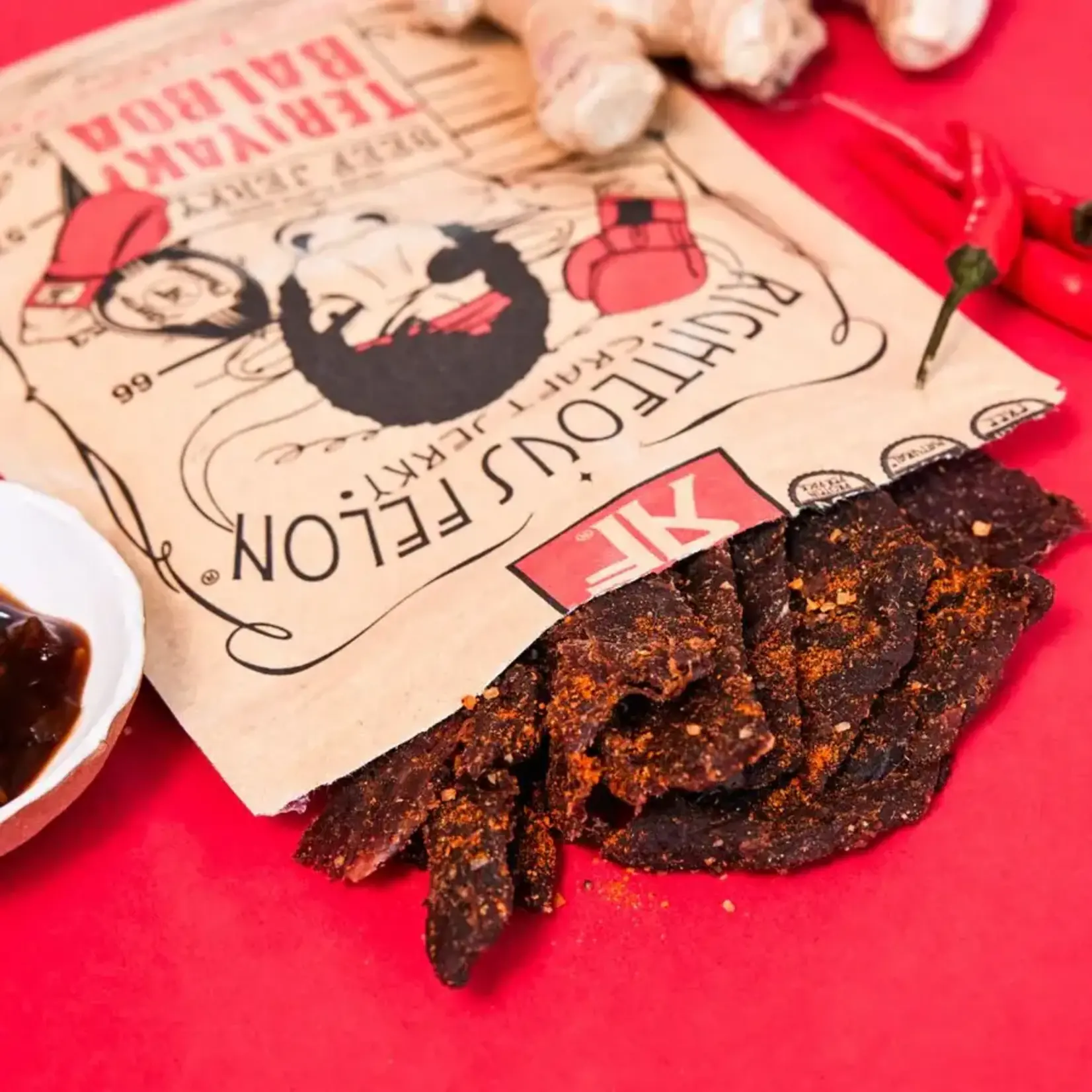 Righteous Felon Craft Jerky Beef Jerky