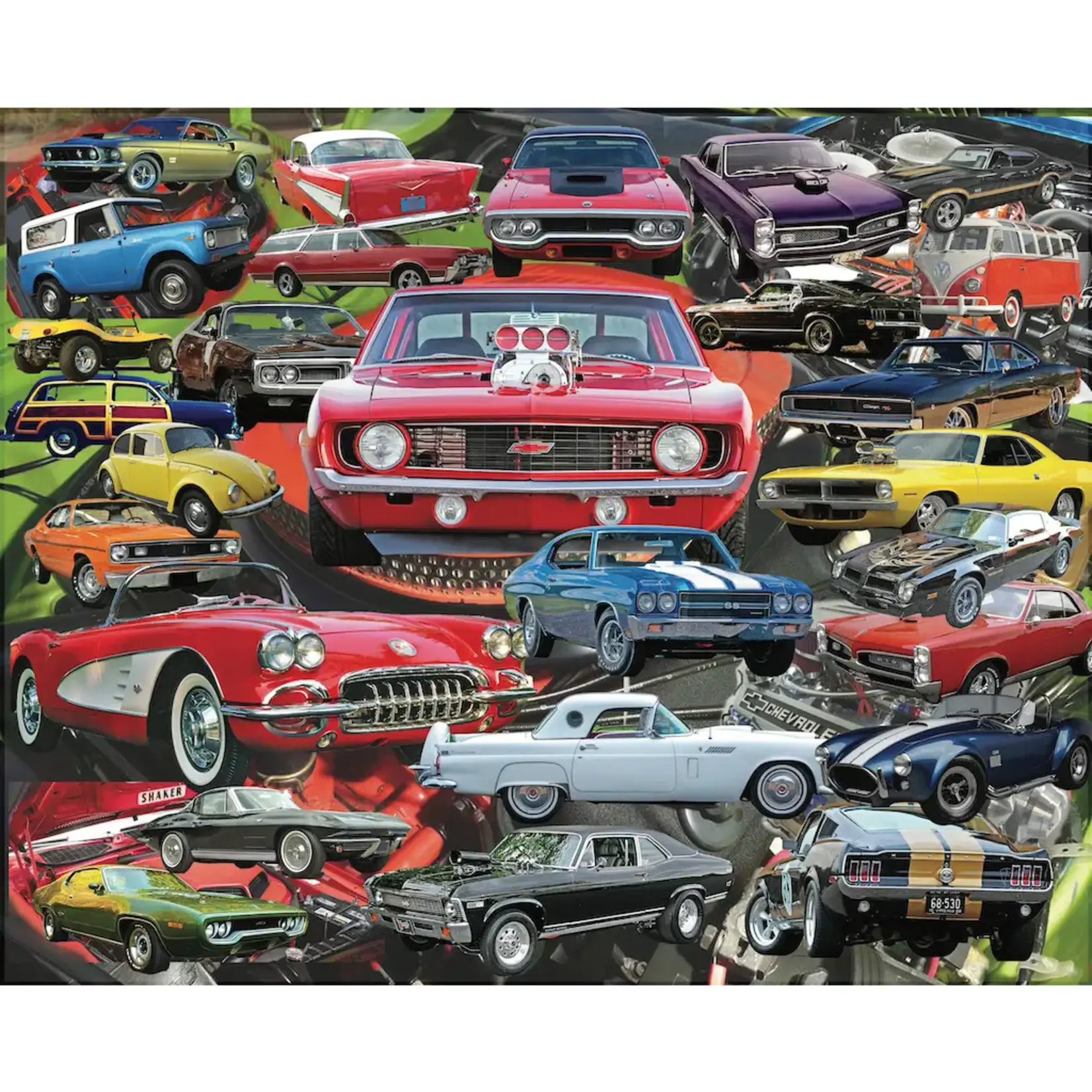 Hart Puzzles Boomers' Favorite Cars Jigsaw Puzzle