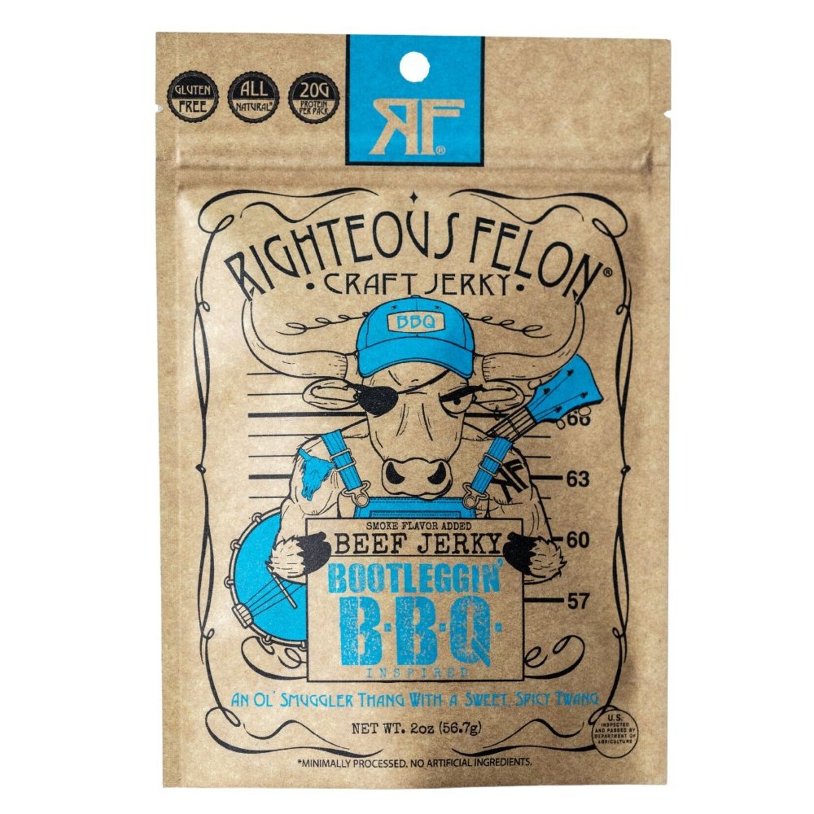 Righteous Felon Craft Jerky Beef Jerky