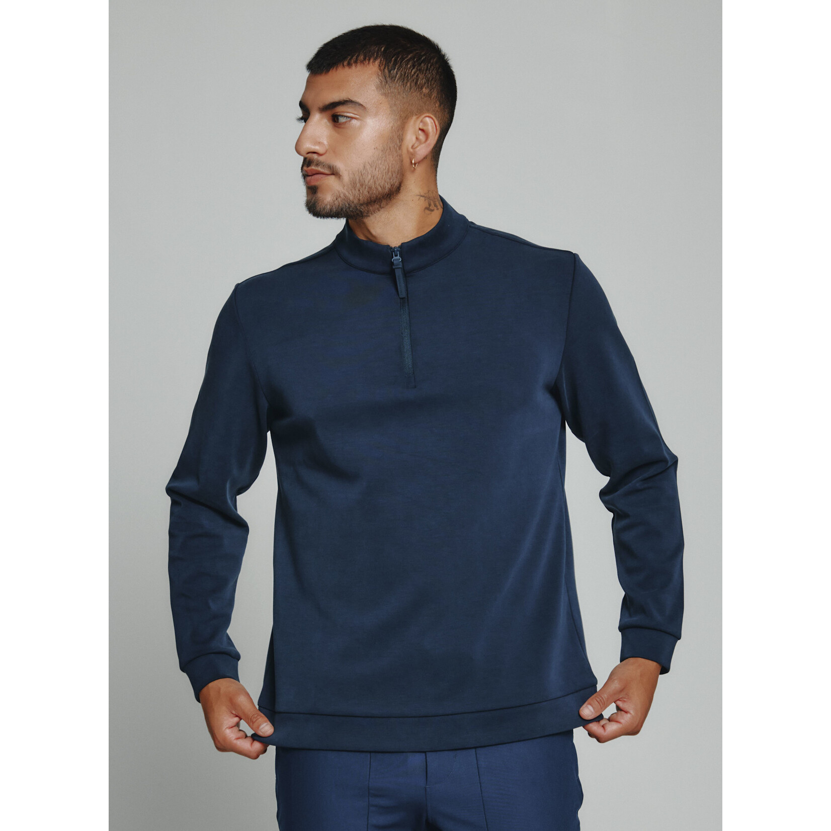 7 Diamonds Rev 1/4 Zip Modal Pullover