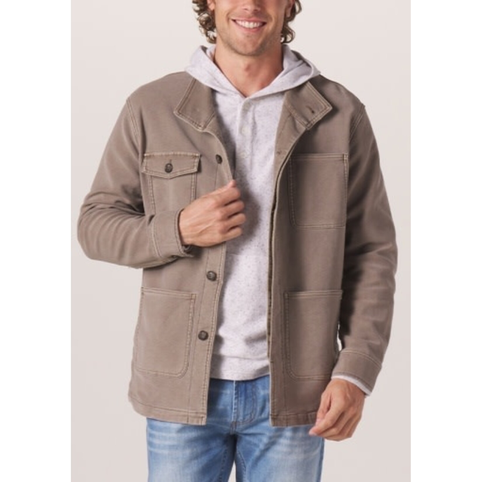 The Normal Brand COMFORT TERRY CHORE COAT