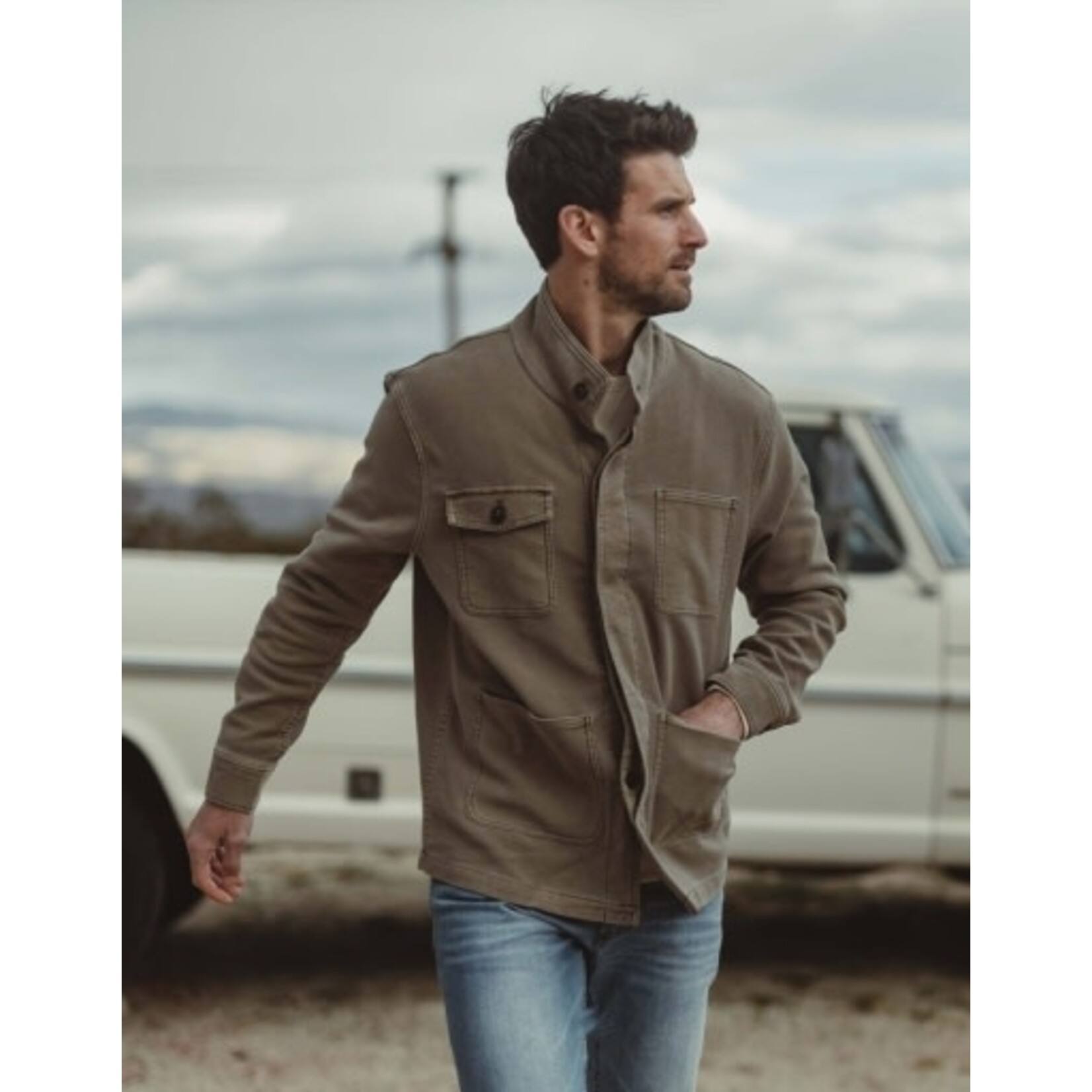 The Normal Brand COMFORT TERRY CHORE COAT