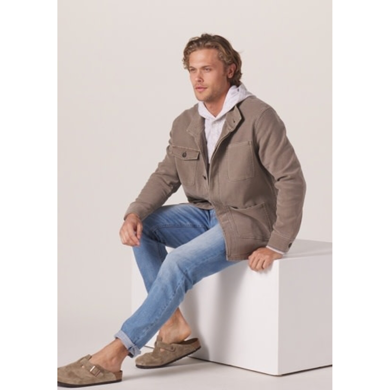 The Normal Brand COMFORT TERRY CHORE COAT