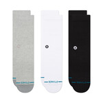 Stance Icon Crew Socks 3 Pack