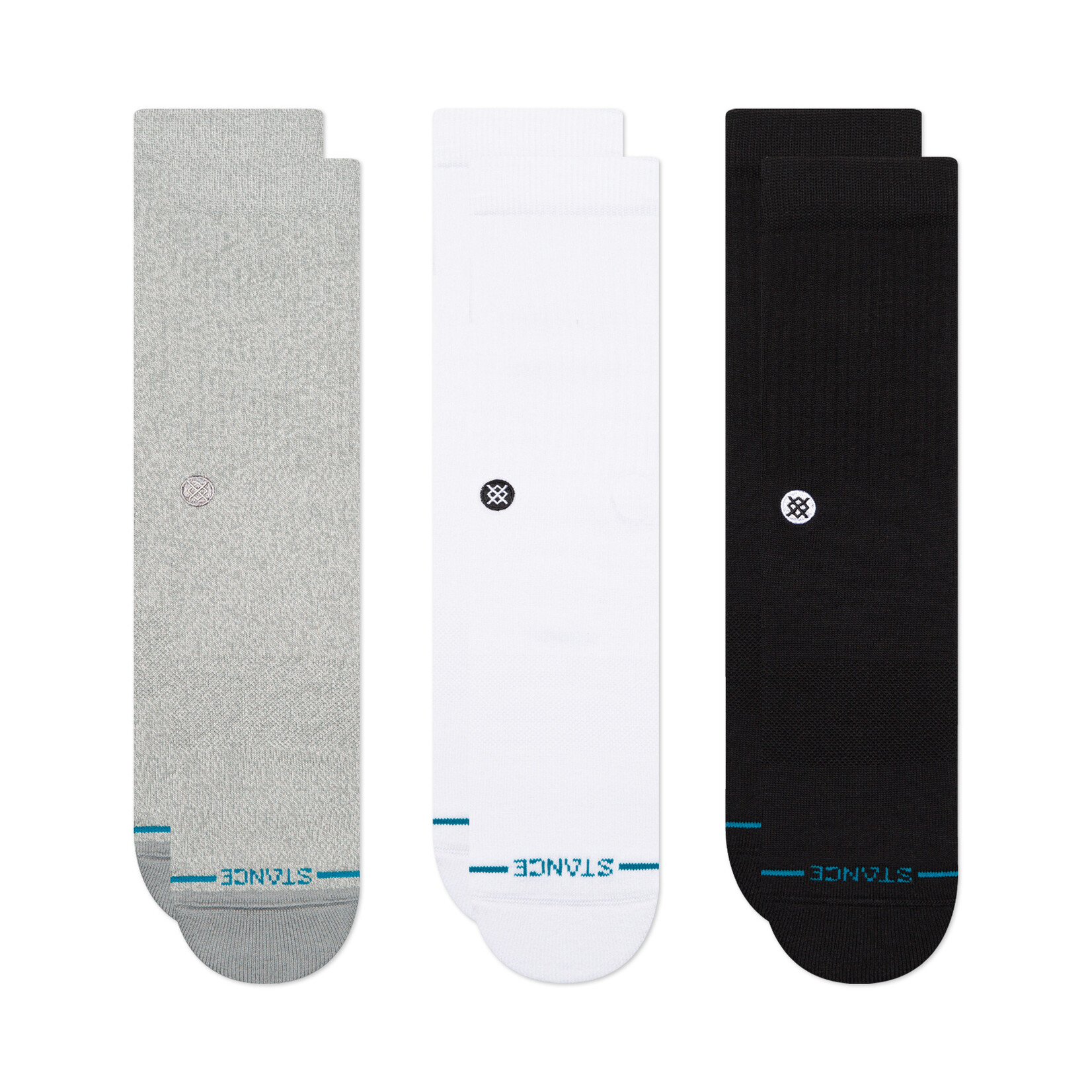 Stance Icon Crew Socks 3 Pack