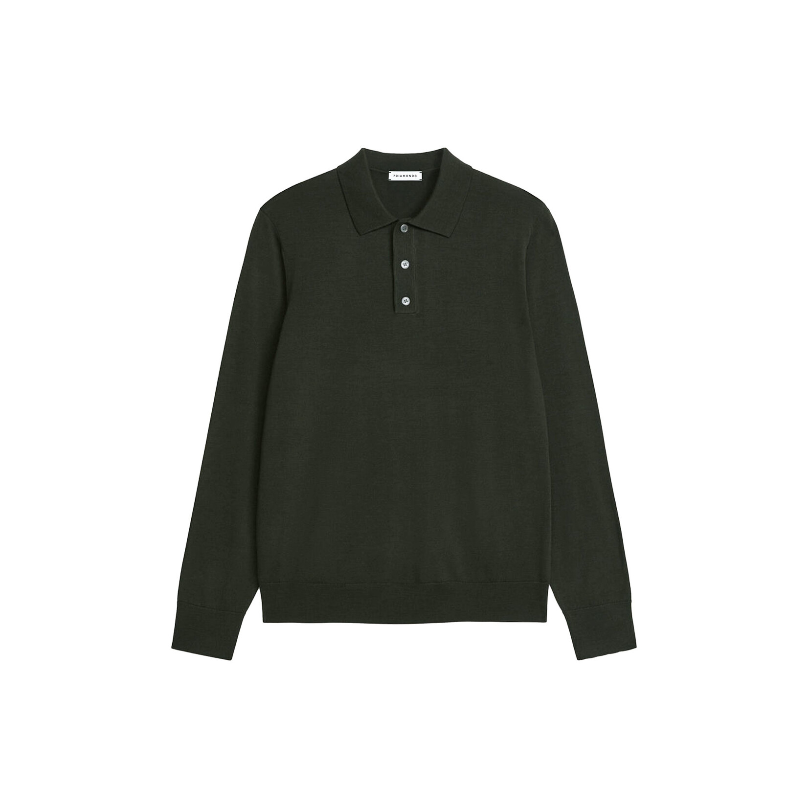 7 Diamonds LONG SLEEVE WOOL SWEATER POLO