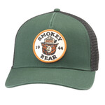 American Needle Smokey Bear Patch Green Ball Cap