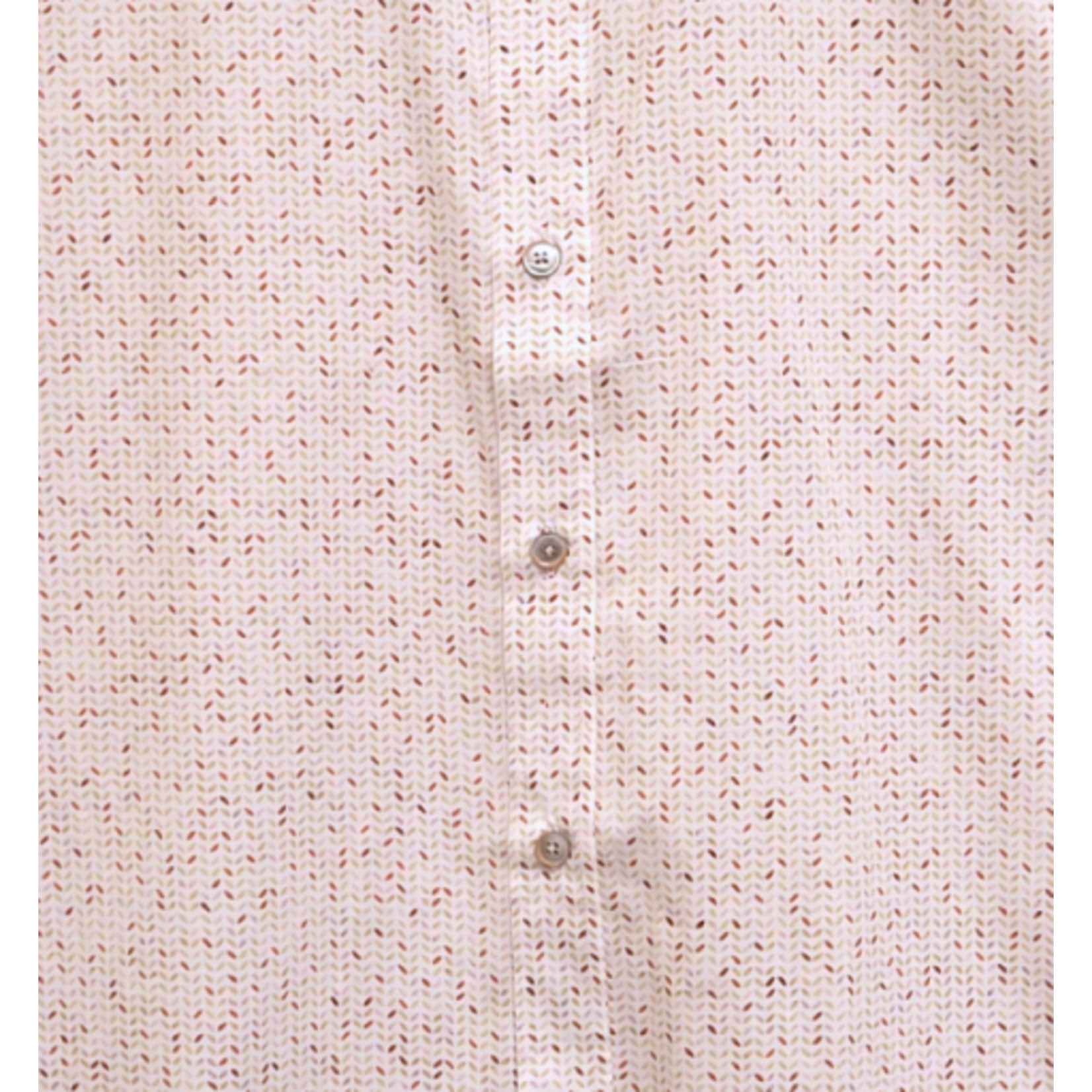 Vustra Mauve Print Short Sleeve Shirt