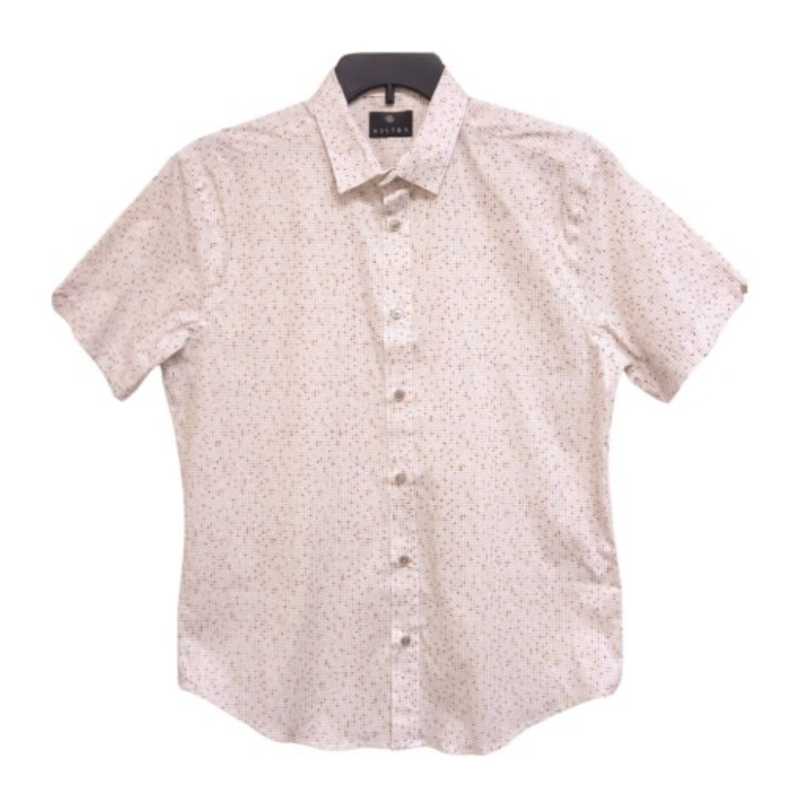 Vustra Mauve Print Short Sleeve Shirt