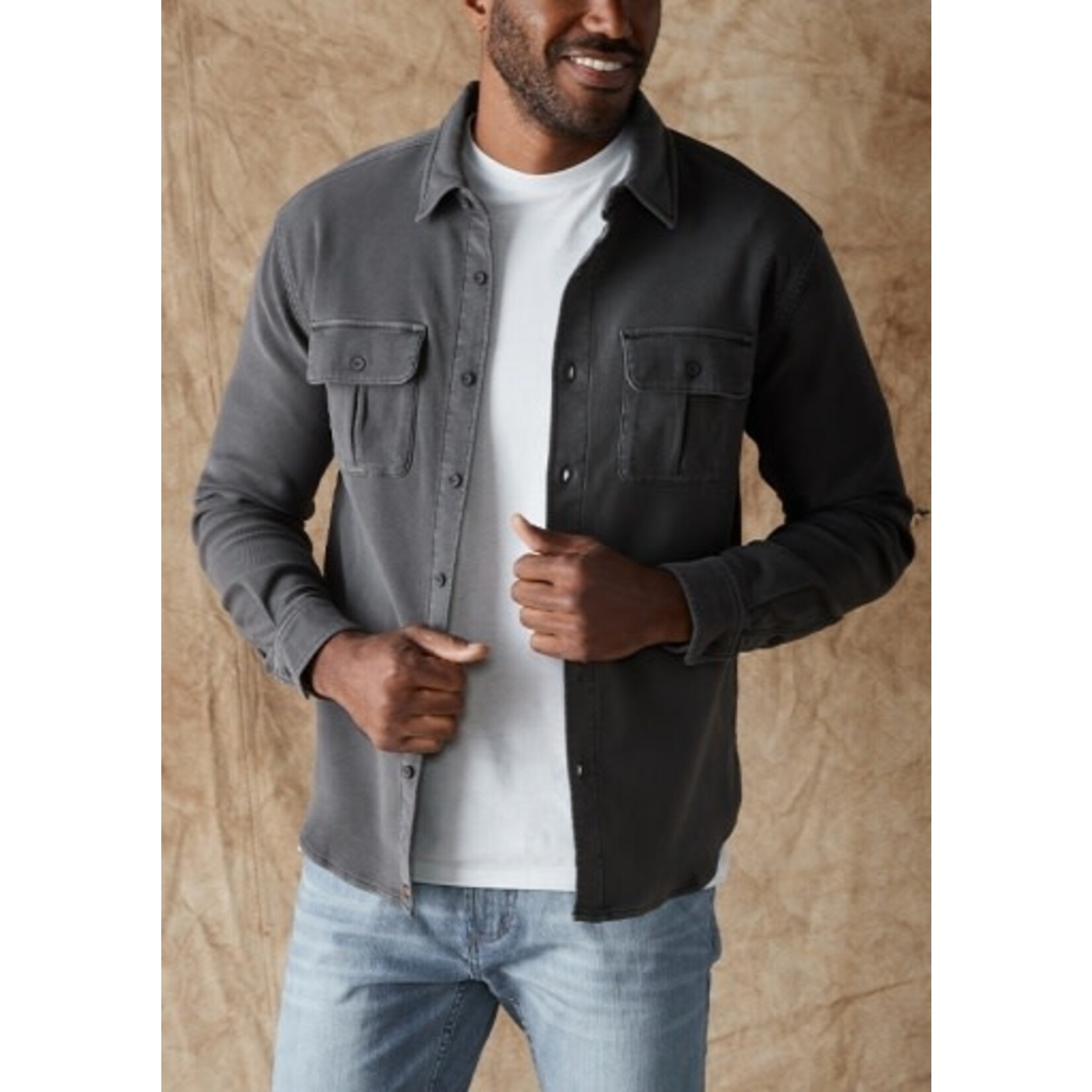 The Normal Brand COMFORT TERRY SHIRT JACKET