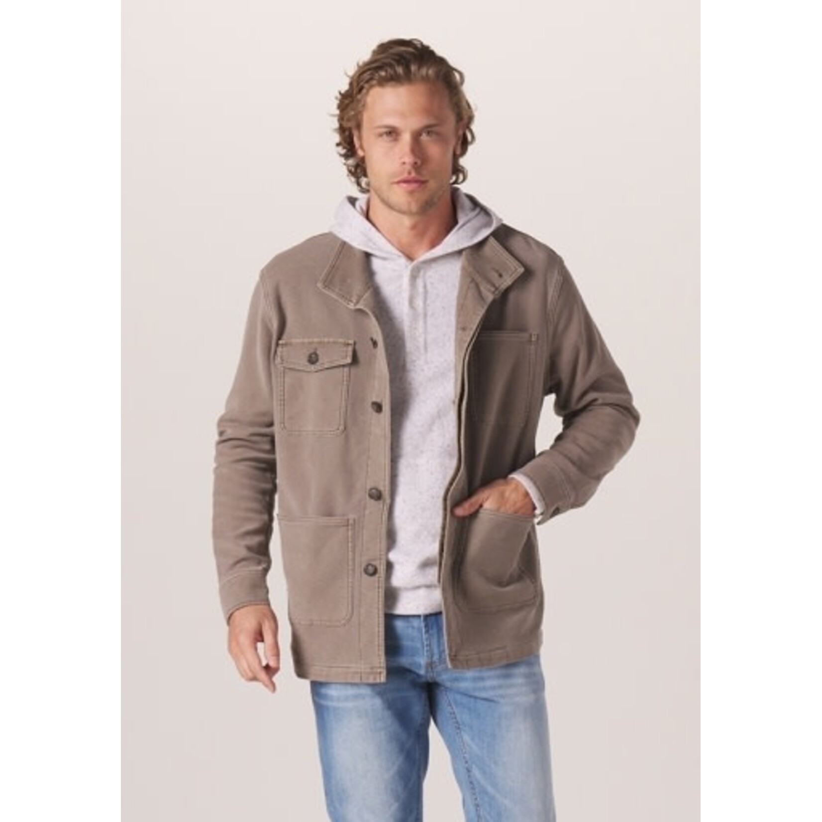 The Normal Brand COMFORT TERRY CHORE COAT