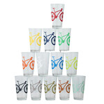 Vital Industries Bicycle Pint Glass, 16 oz