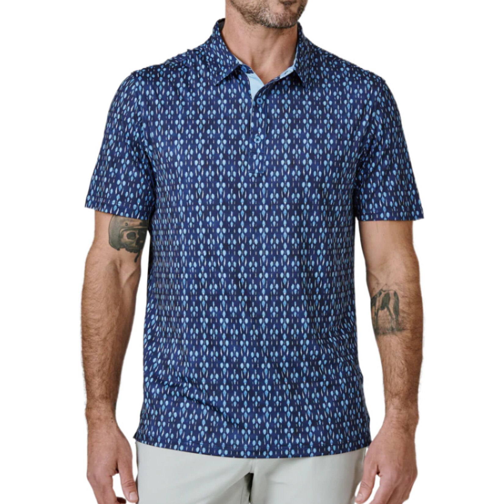 7 Diamonds Bellevue Short Sleeve Polo Shirt