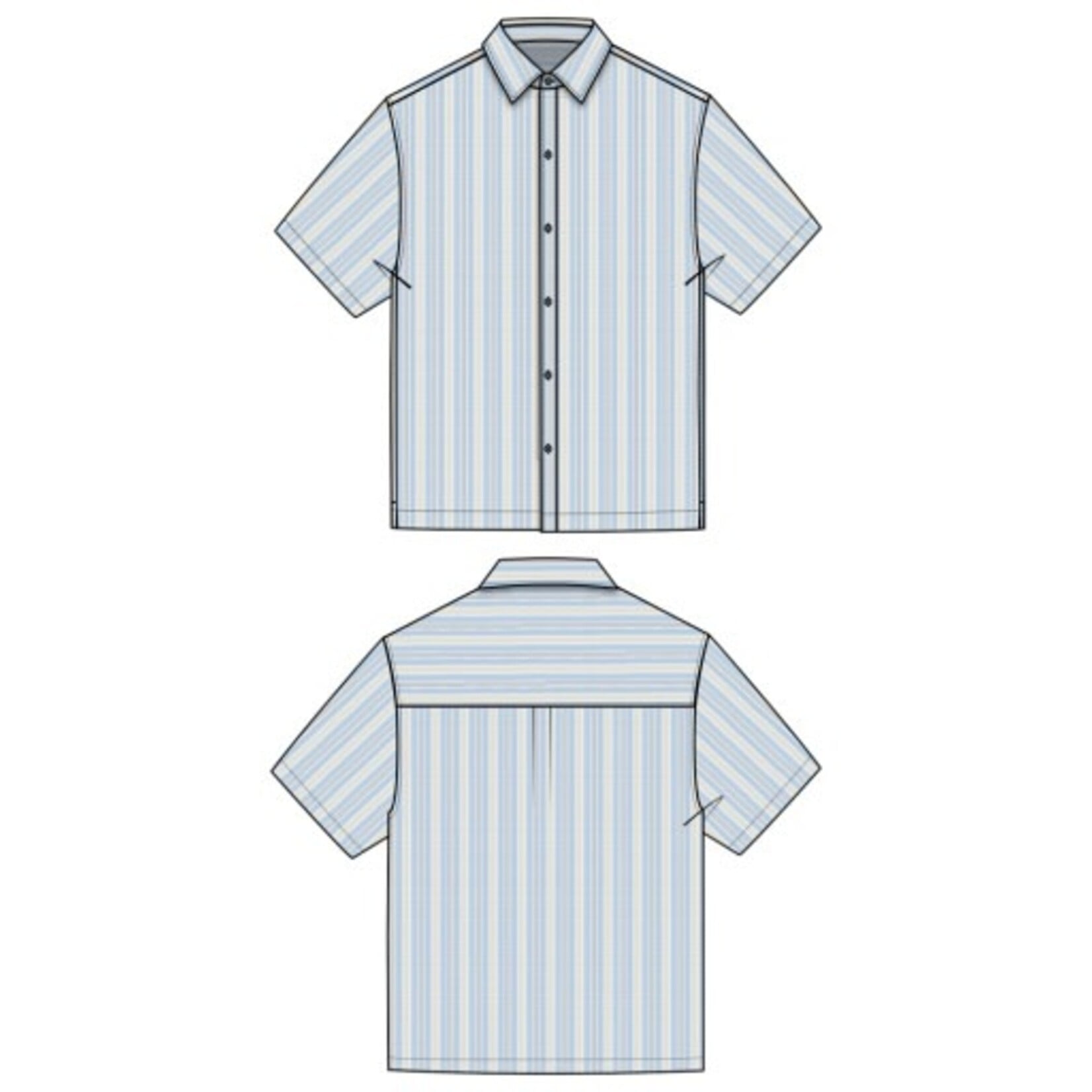 Liverpool Los Angeles men's s/s button up shirt